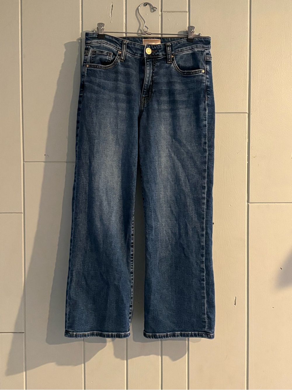 KUT from the Kloth Charlotte Wide Leg Jeans Size 2P Dark Wash